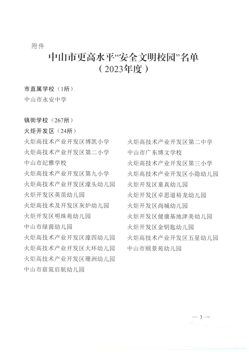 关于授予中山市永安中学等学校中山市更高水平“安全文明校园”称号的通知（中教体通〔2024〕28号）_3.png